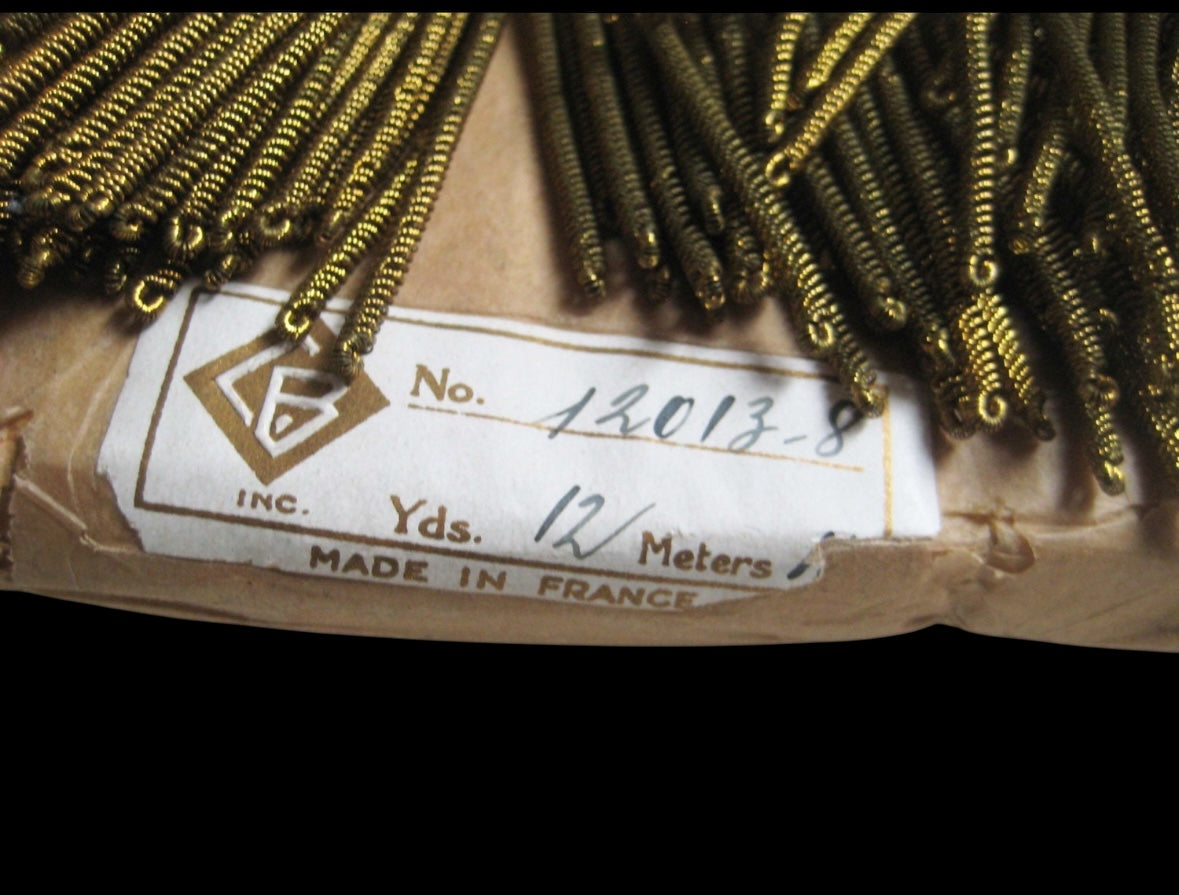 Metal Fringe Evening Cap