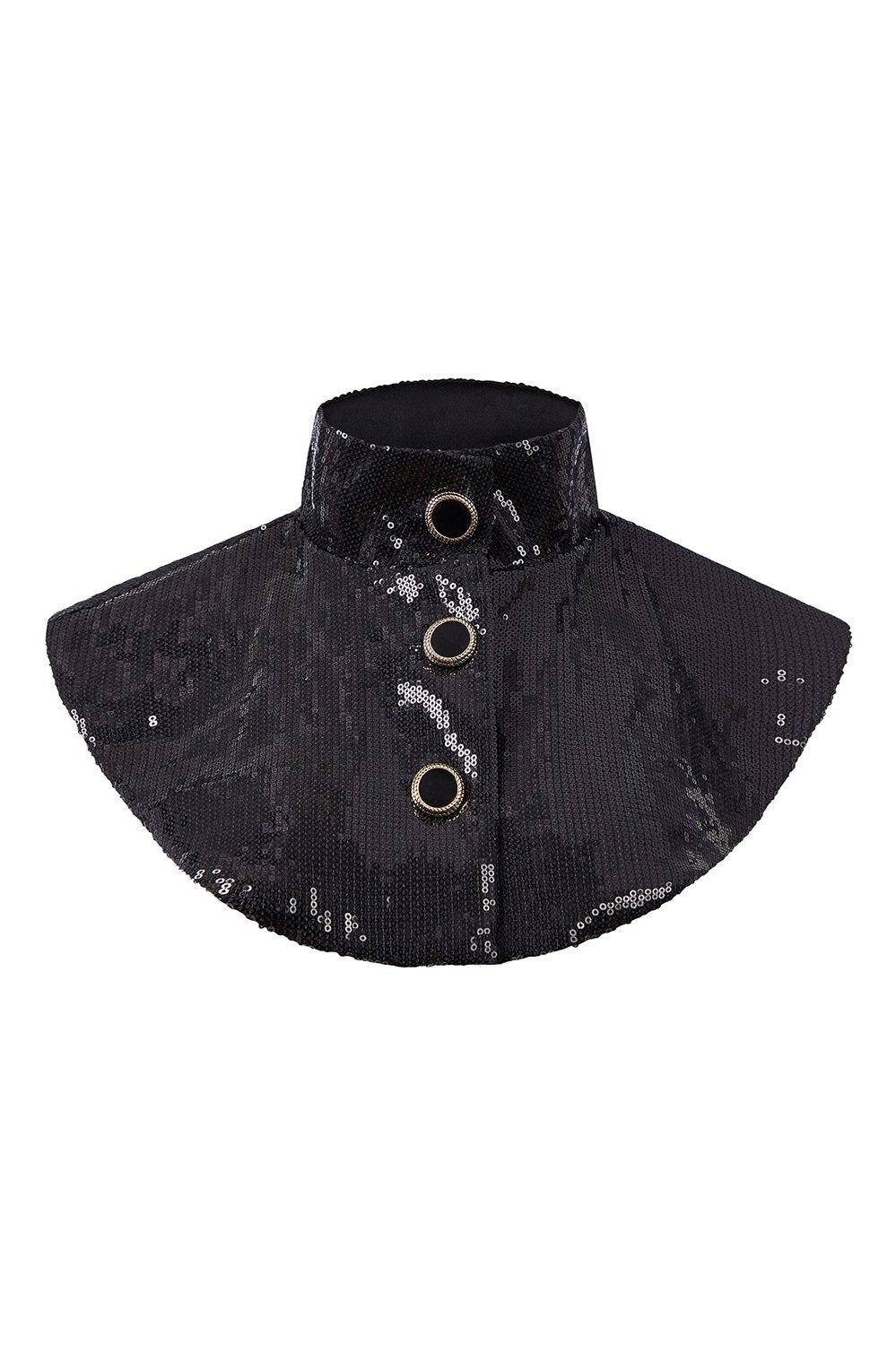 Sequin Capelet - Silk lined