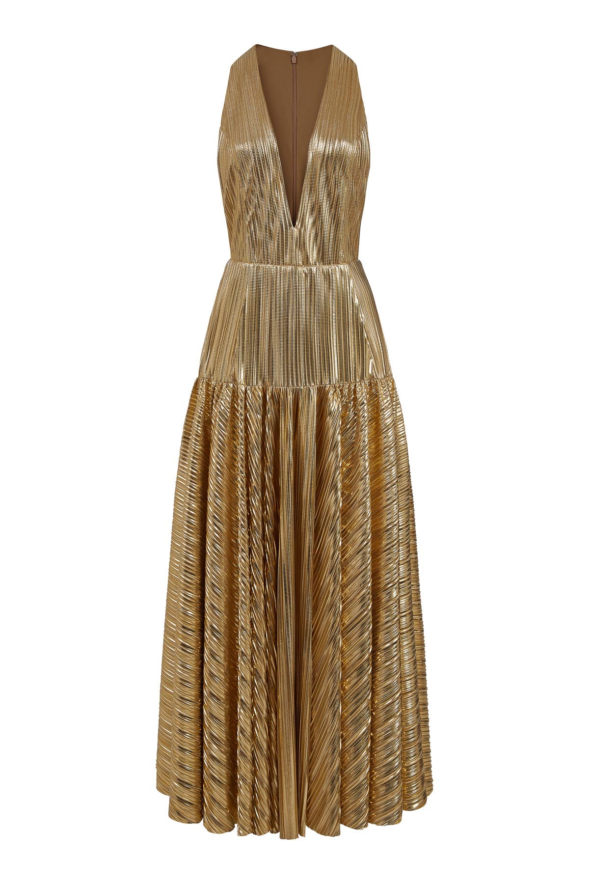 Gold Foil Evening Gown Gold Foil Evening Gown