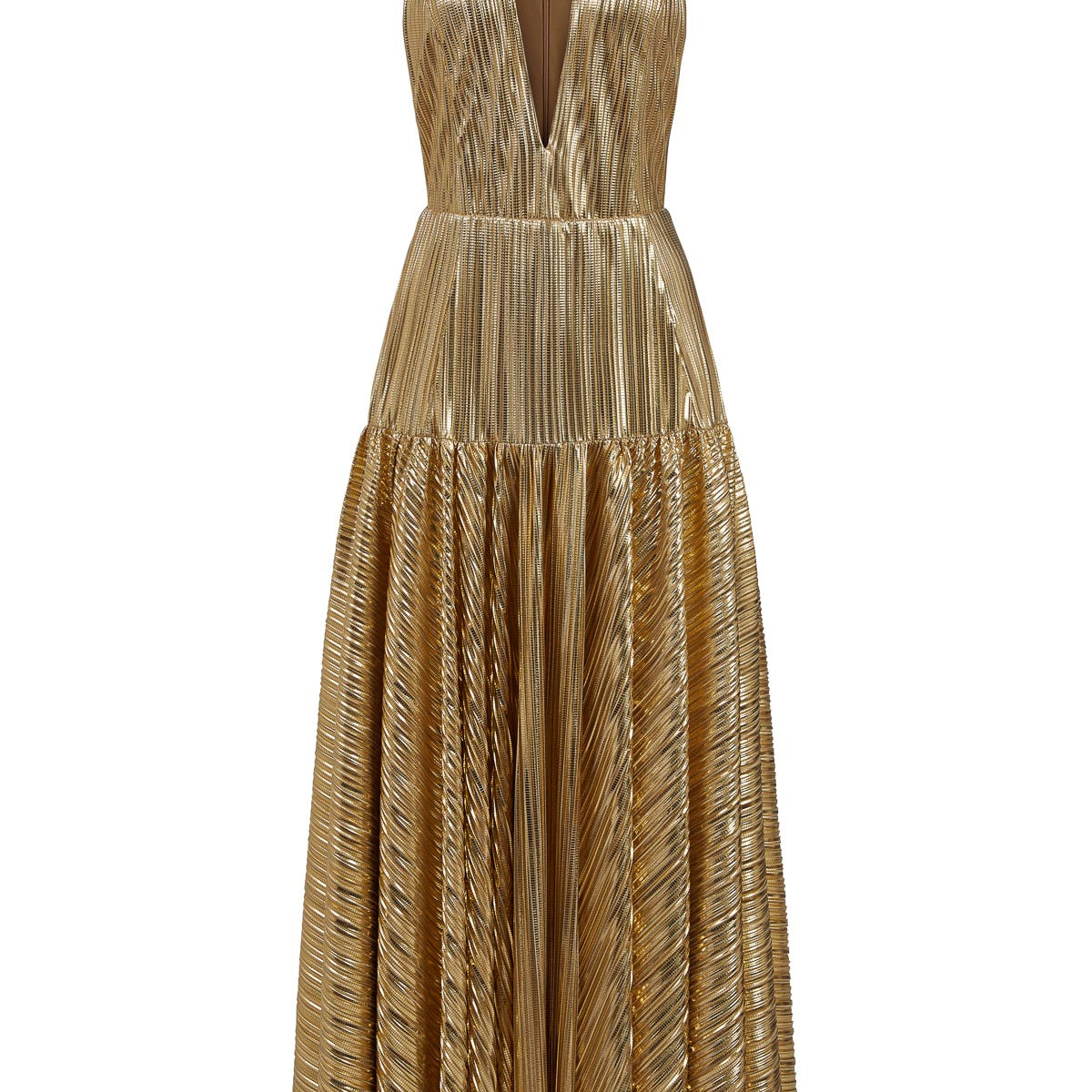 Gold Foil Evening Gown Gold Foil Evening Gown